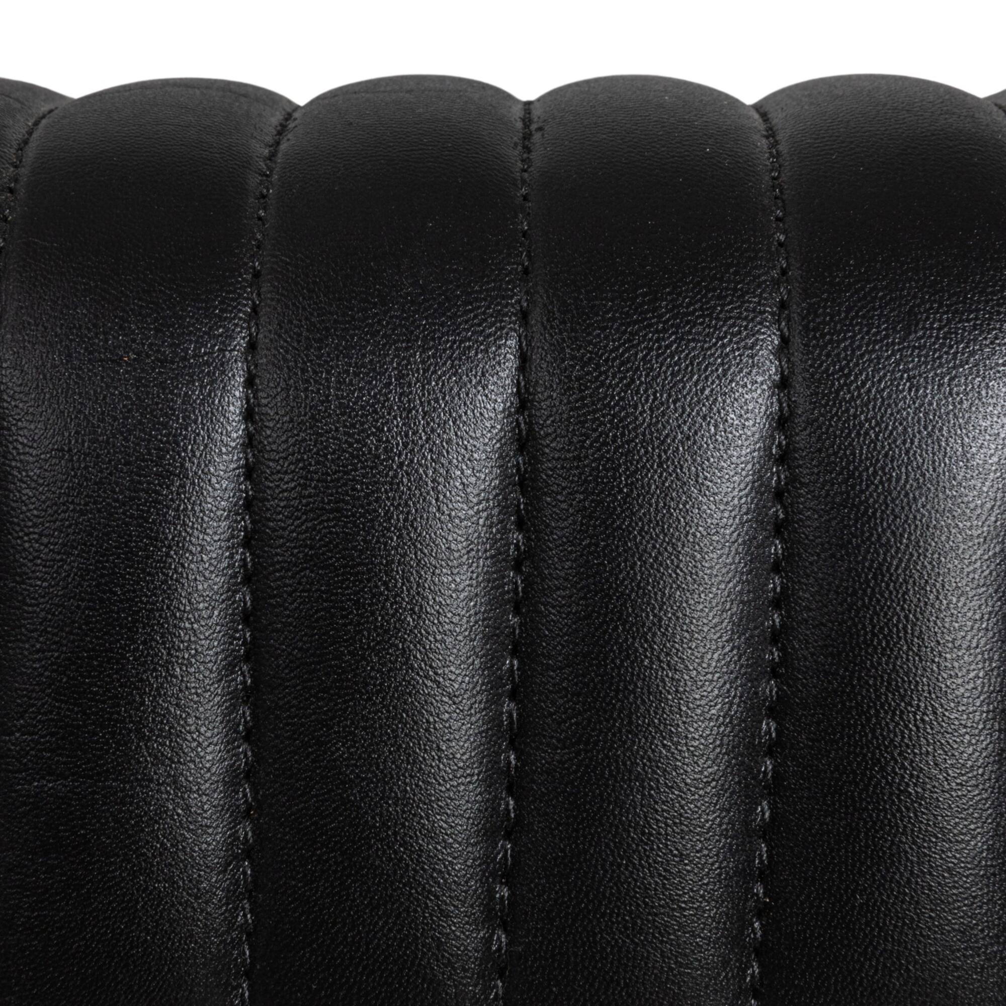 Hello Honey® Black Mango Wood & Leather Grid Bench